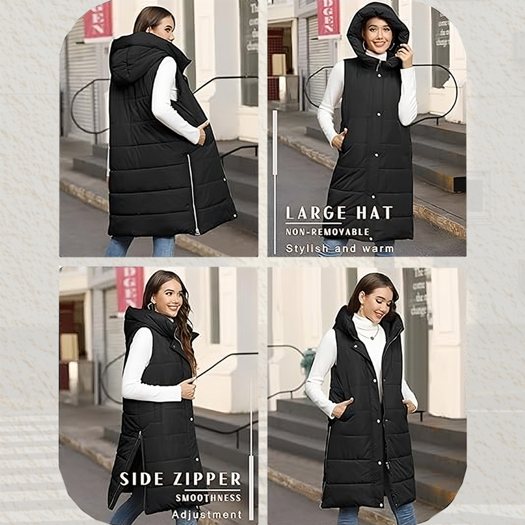  🔥HOT SALE 50% OFF🔥 Women's Long Puffer Vest 