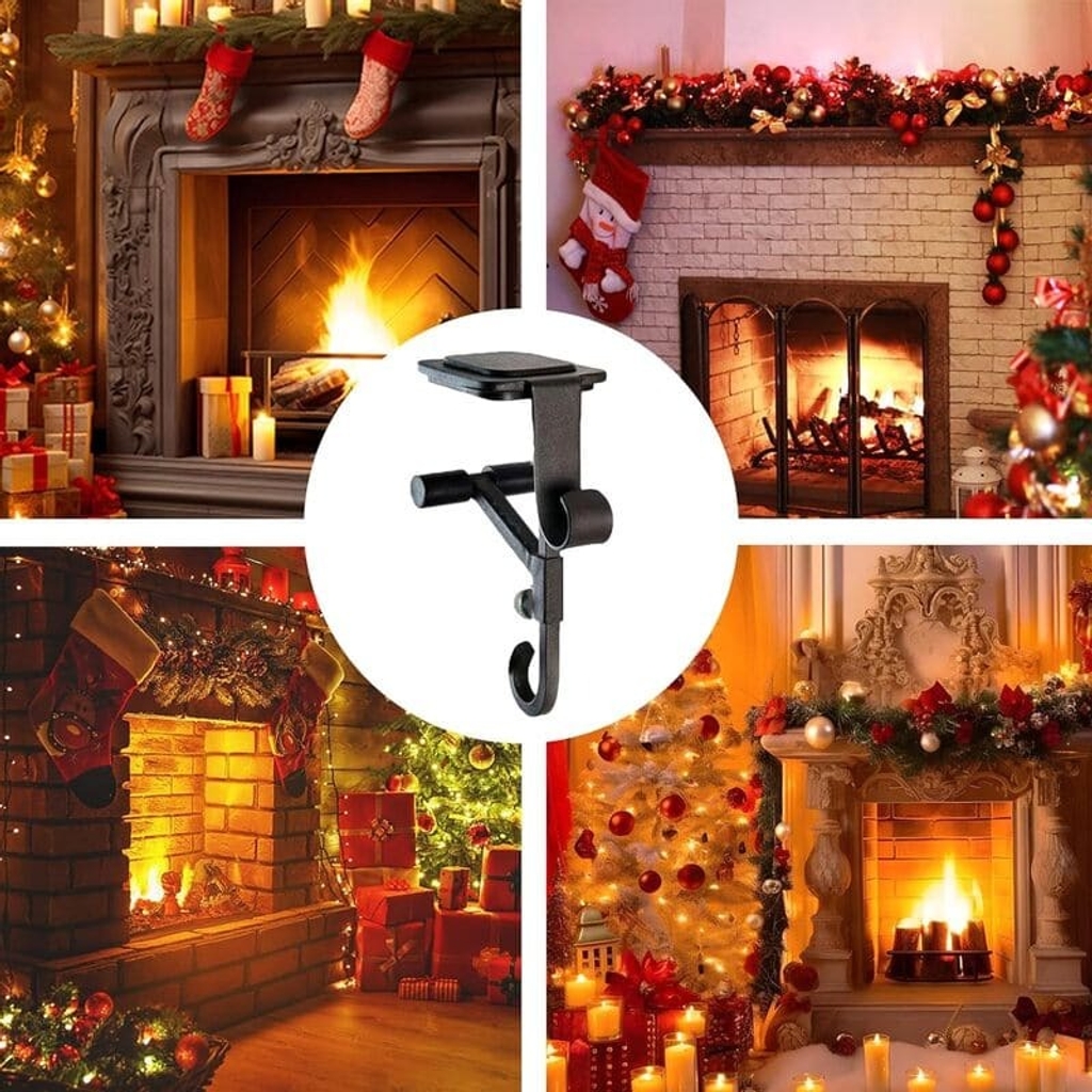 🔥 HOT SALE 50% OFF 🔥 2 In 1 Adjustable Christmas Garland & Stocking Hanger